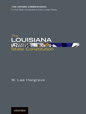 cover image of The Louisiana State Constitution